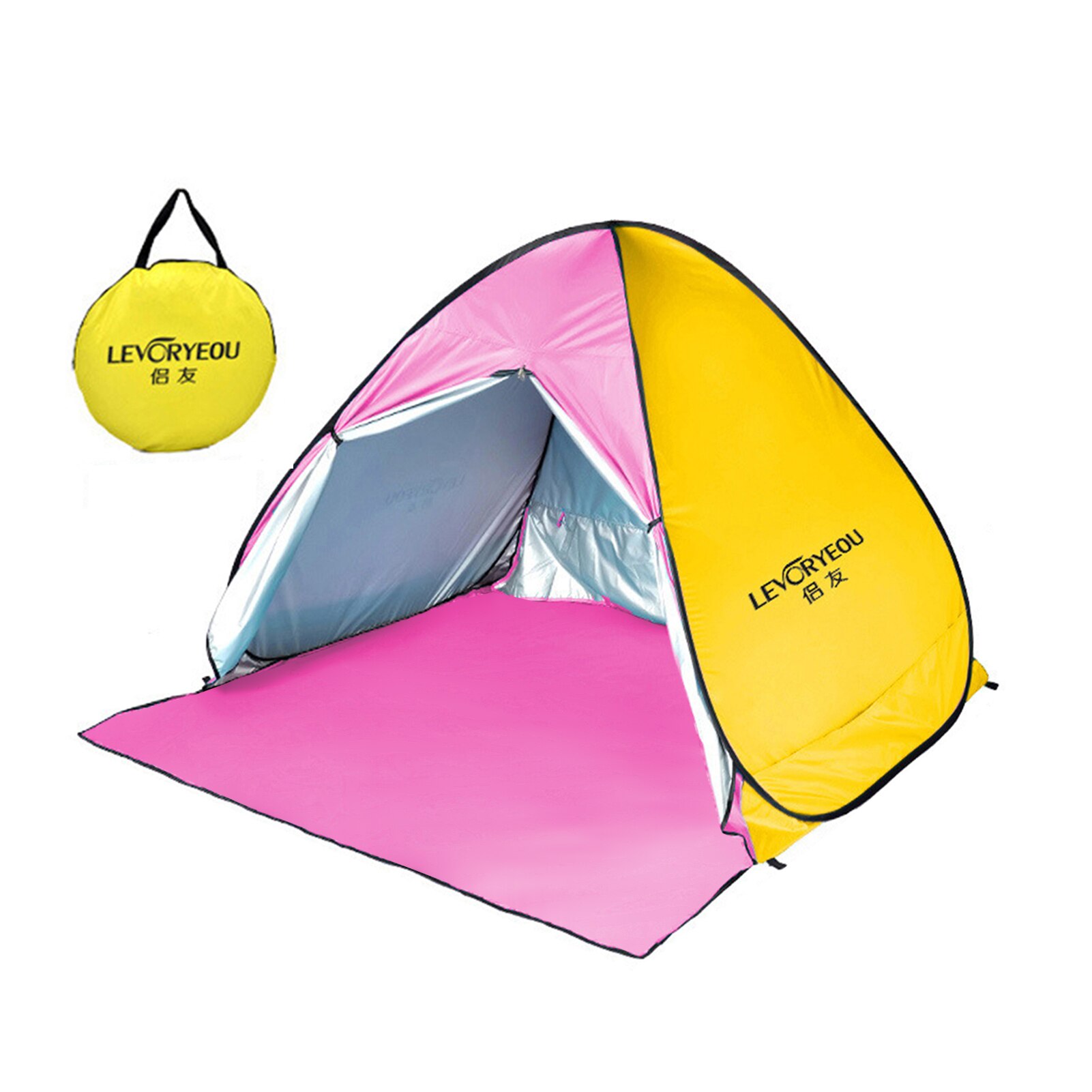 Cheap Goat Tents Outdoor Camping Tent Pop up Fun Play Tent Automatic Instant Tent UV Protection Tent Sun Shade Awning for Camping Beach Backyard Tents 